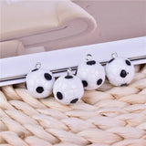 10pcs 3D Basketball Football Sport Resin Charms for DIY Jewelry Making