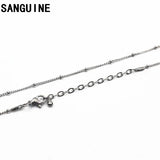 10pcs Stainless Steel Beads Chain Necklace for Floating Glass Locket