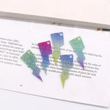 10pcs Gradient Lightning Earring Charms Acrylic Pendant DIY Jewelry Making