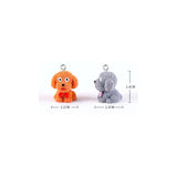 10Pcs Resin Puppy Teddy Animal Charms for DIY Earring Keychain Jewle