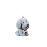 10Pcs Resin Puppy Teddy Animal Charms for DIY Earring Keychain Jewle