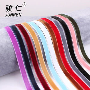 12Pcs/Set 10mm Velvet Choker Necklaces For Women Girls
