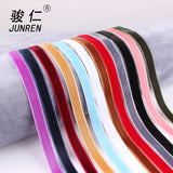 12Pcs/Set 10mm Velvet Choker Necklaces For Women Girls