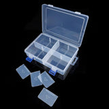 16Styles Adjustable Plastic Jewelry Box Transparent Storage Container