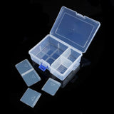 16Styles Adjustable Plastic Jewelry Box Transparent Storage Container