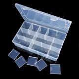16Styles Adjustable Plastic Jewelry Box Transparent Storage Container