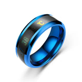 20Pcs Temperature Ring Titanium Mood Emotion Feeling Sensitive Rings Women Men