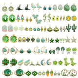 20PCS Enamel Alloy Pendants for Earrings Jewelry Making Purple Yellow Red Pink