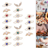 20Pcs Heart Wings Charms, Alloy Pendants for Jewelry Making, Bracelet Keychains