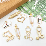 32pcs Medical Nurse Charms for DIY Necklace Bracelet Jewelry Making