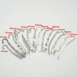 42pcs Vintage Charms Bookmarks Pendant DIY Metal Jewelry Findings