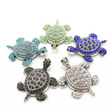 Crystal Tortoise Dangle Charms Necklace Pendant Bracelet Charms