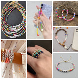 DIY Beads Kit for Bracelet Necklace Letter Heart Charms
