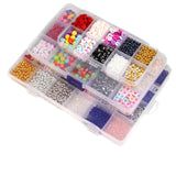 DIY Beads Kit for Bracelet Necklace Letter Heart Charms