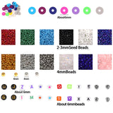DIY Beads Kit for Bracelet Necklace Letter Heart Charms