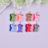 3D Dinosaur Resin Charms DIY Jewelry Making 20pcs/pak