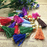 Satin Silk Tassel 40mm DIY Tassels 100pcs/lot