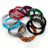 10pcs Stainless Steel Necklace Wire Cord 46cm 1MM DIY Craft Jewelry