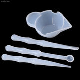 Silicone Mold Epoxy Resin Tools Set DIY Jewelry Making Accessories