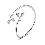 Star Butterfly Moon CZ Zircon Bangles Silver Jewelry