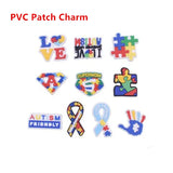 Autism Awareness Jigsaw Piece Charm DIY Patch OPB072 50pcs/Lot
