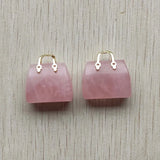 Natural Stone Healing Crystal Reiki Mini Bag Pendant Home Decoration