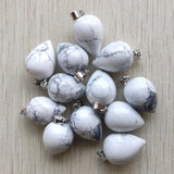 Natural Stone Pendulum Healing Cone Pendants 12pcs/lot