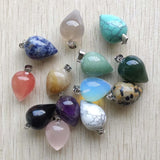 Natural Stone Pendulum Healing Cone Pendants 12pcs/lot