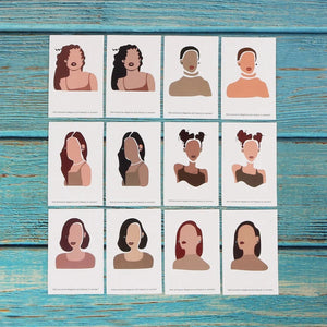100Pcs Women Earring Display Cards Packaging Holders