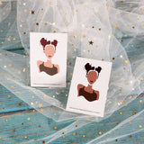 100Pcs Women Jewelry Display Card for Ear Stud Drop Earrings