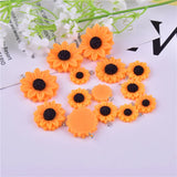 Sun Flower Daisy Resin Charms for Earring Bracelet DIY Jewelry Making