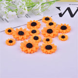 Sun Flower Daisy Resin Charms for Earring Bracelet DIY Jewelry Making