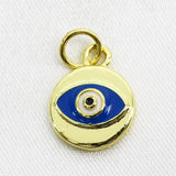 Enamel Eyes Pendant Mix Jewelry Charms for Necklace Making