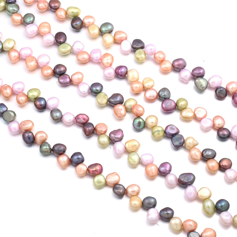 Mix-color Irregular Freshwater Pearl Beads for DIY Jewelry
