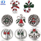 Christmas Bell Snap Charms for Snap Bracelet
