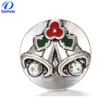 Christmas Bell Snap Charms for Snap Bracelet