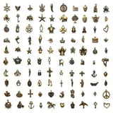 Bronze Vintage Metal Charms Pendant Jewelry Making Accessories DIY 9-26MM