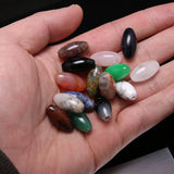 10pcs Mixed Semi-precious Stones Loose Beads Reiki for Necklace Healing DIY Gift