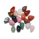 10pcs Mixed Semi-precious Stones Loose Beads Reiki for Necklace Healing DIY Gift
