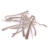 12 Pcs Metal Bookmarks Silver DIY Gift Reader Snitch Bookmark Charms