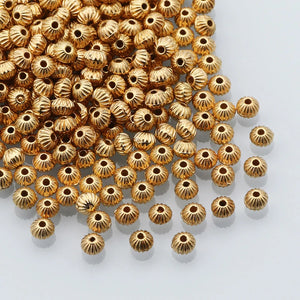 200-600pcs Silver Plated CCB Acrylic Spacer Beads for DIY Jewelry Making