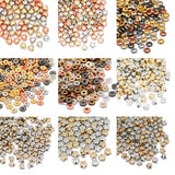 200-600pcs Silver Plated CCB Acrylic Spacer Beads for DIY Jewelry Making