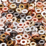 200-600pcs Silver Plated CCB Acrylic Spacer Beads for DIY Jewelry Making