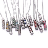 Aromatherapy Diffuser Necklace Stainless Steel Pendant