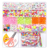 Colorful Acrylic Letter Beads Set for Jewelry Making