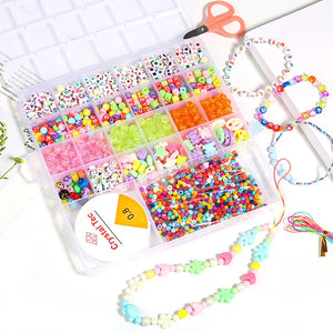 Colorful Acrylic Letter Beads Set for Jewelry Making