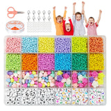 Colorful Acrylic Letter Beads Set for Jewelry Making