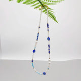 Mixed Beads Female Choker Necklace Gift Strand Flower Pearl Beaded Short Necklac