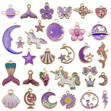 Heart Enamel Charm Bottle Pendant DIY Jewelry Making