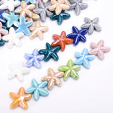 18mm Starfish Shape Ceramic Beads Porcelain Spacer Beads for Jewelry Making